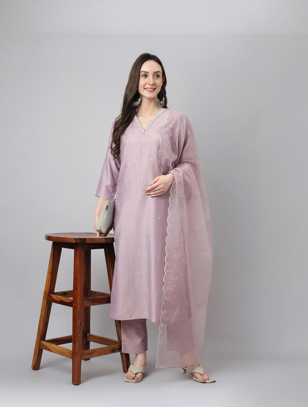 DISHWA DISHWA FASHION Women Kurta Pant Dupatta Set - Flipkart Deal