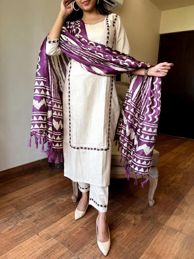 Royal Export Women Kurta Pant Dupatta Set