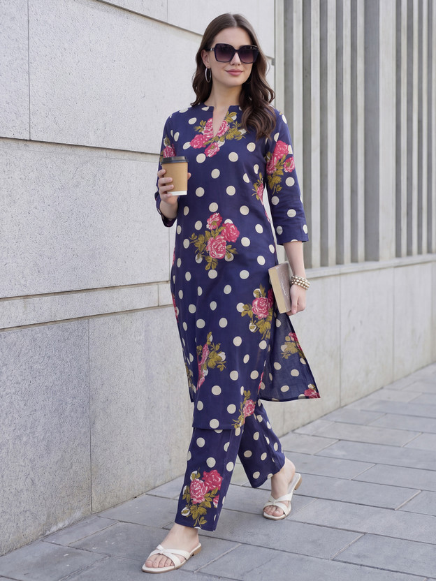Indo Era Women Kurta Pant Set