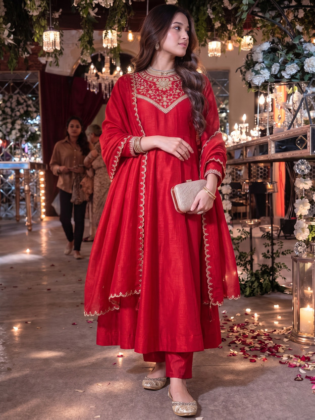 MOKOSH Women Kurta Pant Dupatta Set