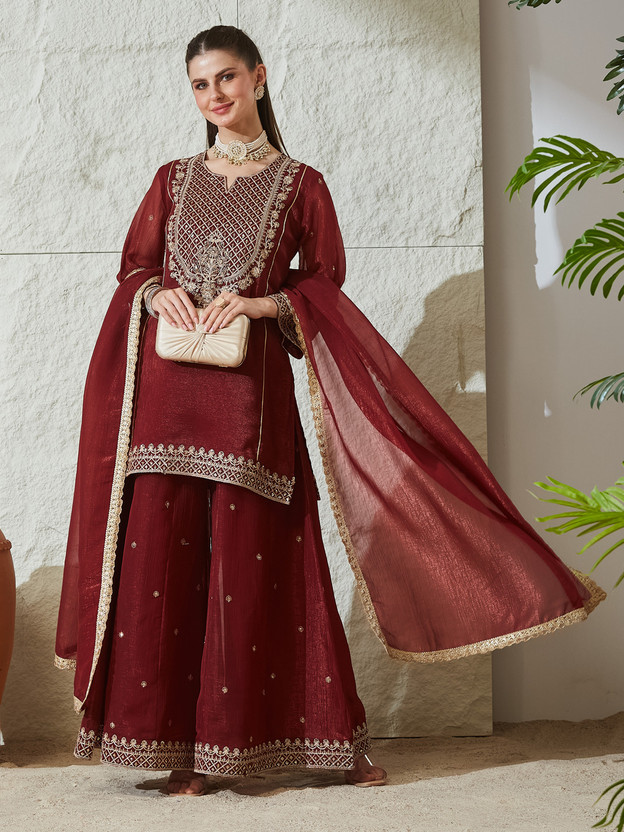 MOKOSH MOKOSH Women Kurti Palazzo Dupatta Set - Flipkart Deal