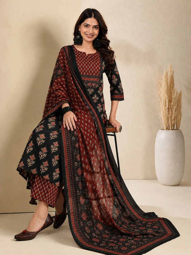 S4K S4K Women Kurta Pant Dupatta Set - Flipkart Deal