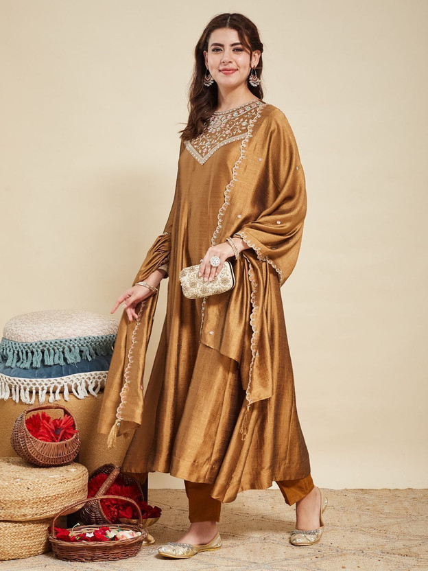 MOKOSH Women Kurta Pant Dupatta Set