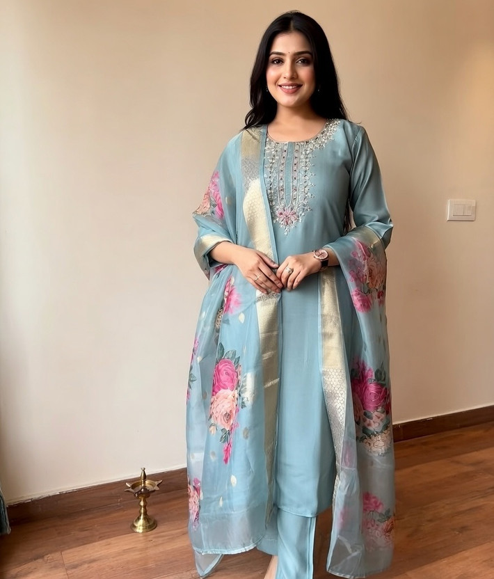 Shreesai Women Kurta Pant Dupatta Set