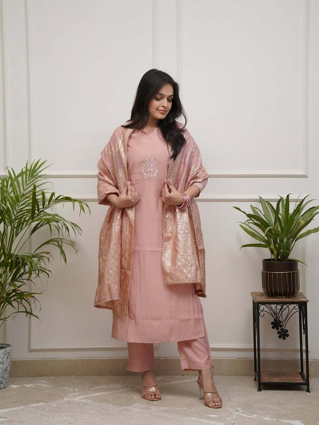NITIGLOW Women Kurta Pant Dupatta Set