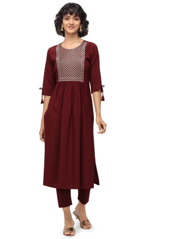 nainvish kurti set