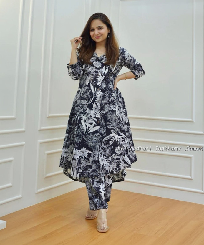 Global Global Style Women Kurti Pant Set - Flipkart Deal