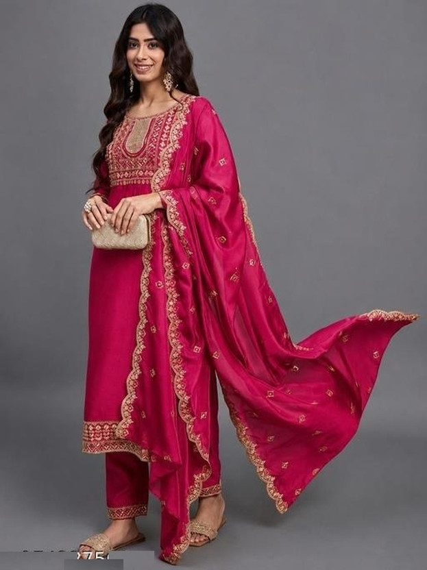 SkyTara Women Kurta Pant Dupatta Set