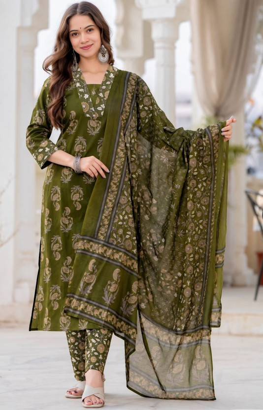 YAGNIK YAGNIK FASHION Women Kurta Pant Dupatta Set - Flipkart Deal
