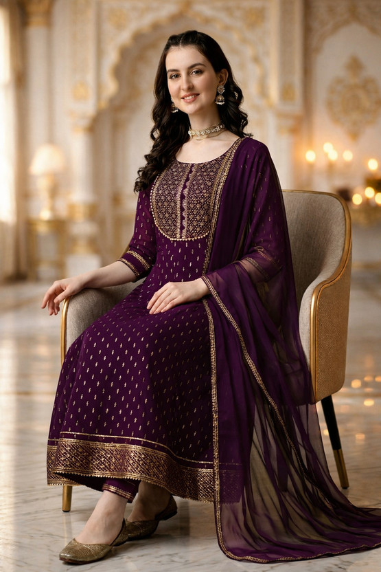 Queens Fab Women Kurta Pant Dupatta Set