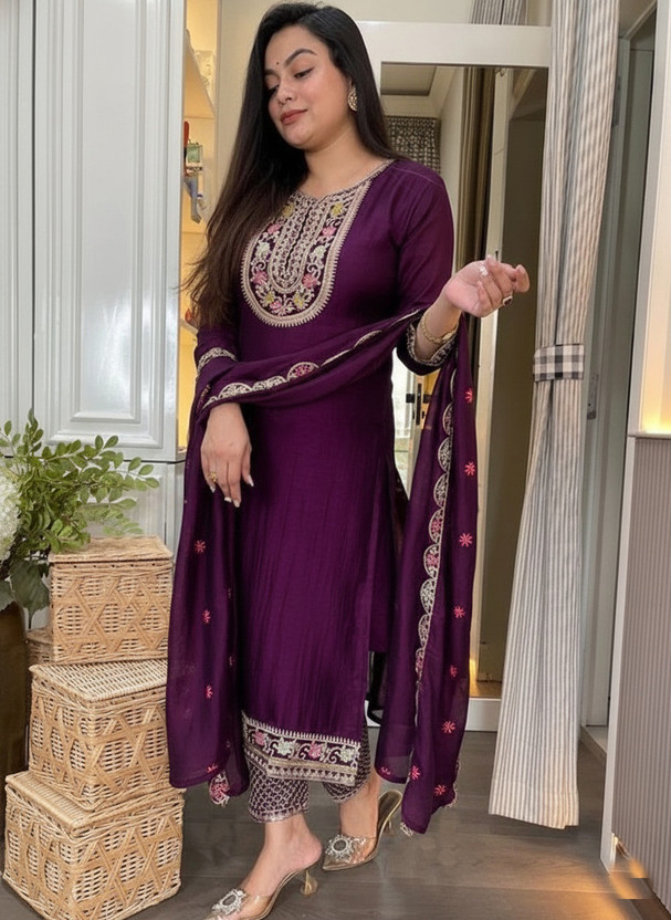 Klosia Women Kurta Pant Dupatta Set