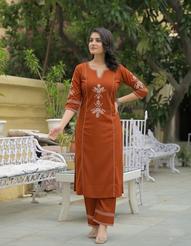 ELEPANTS ELEPANTS Women Kurti Palazzo Set - Flipkart Deal