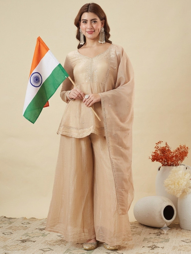 MOKOSH Women Kurta Pant Dupatta Set