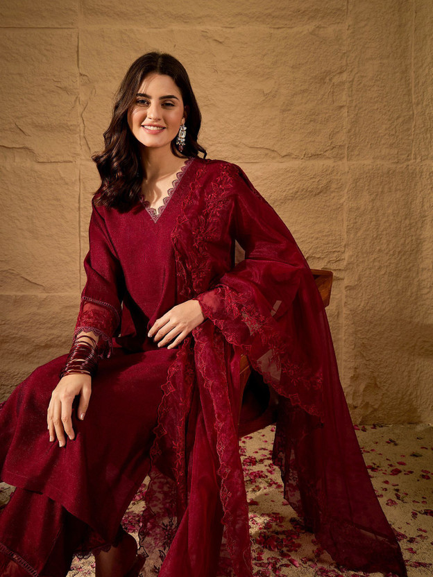 AVANSHEE Women Kurta Pant Dupatta Set