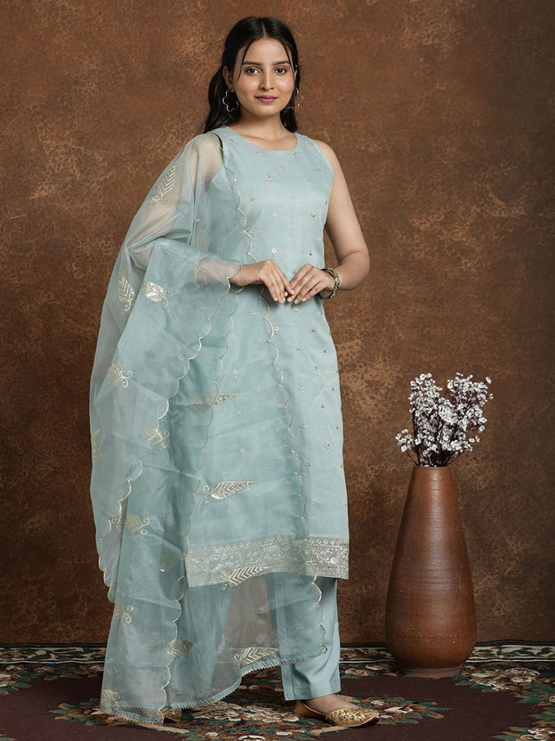 AVANSHEE Women Kurta Pant Dupatta Set