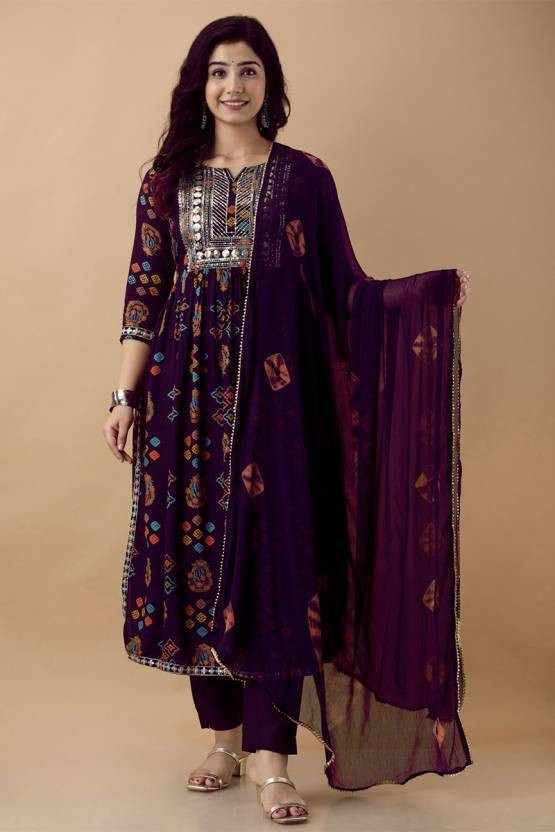 Mollymode Women Kurta Pant Dupatta Set