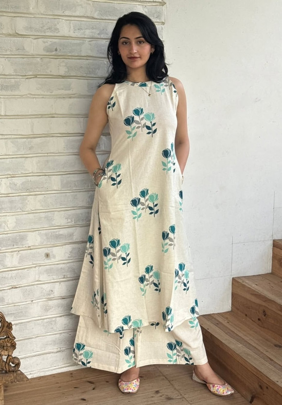 Klosia Women Kurta Palazzo Set