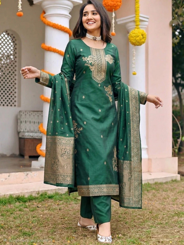 Shu-Gora Women Kurta Pant Dupatta Set