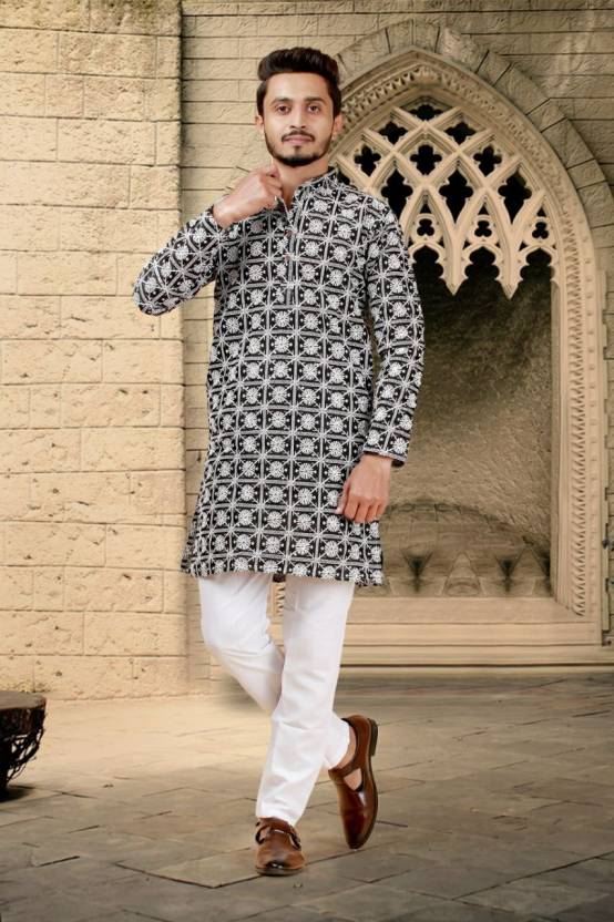 UNIQUE CLOTHING Men Kurta and Pyjama Set - Buy UNIQUE CLOTHING Men Kurta  and Pyjama Set Online at Best Prices in India 