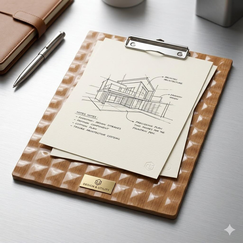 EDUTOP EDUTOP A4 Wooden 3D Clipboard with Strong Metal Clip(Set of 1, Brown) - Flipkart Deal
