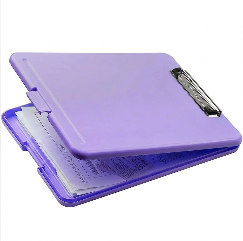 AQUATIDE Storage Clipboard Writing Exam Pad(Set of 1, Purple)