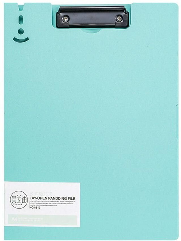 4tens File Folders for Documents A4 Clipboards File Cover for Office, Study, School(Set of 1, Light Green)