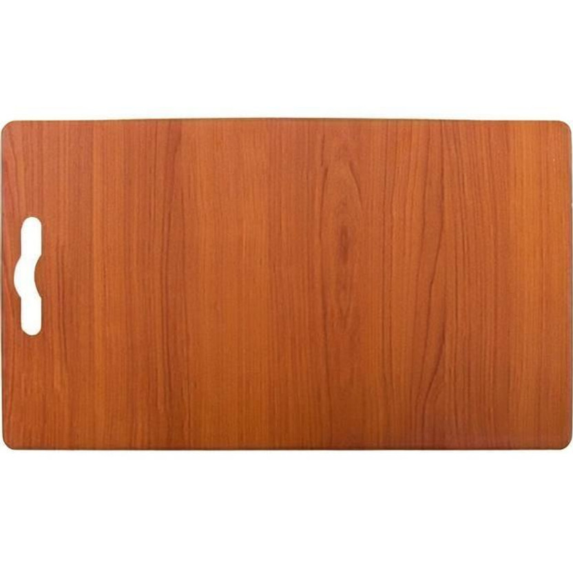 Nexat Study Pad Cum Multipurpose Board, 2 Side Pre Laminated Waterproof MDF Wooden, Size 59 X 33 cm, Use on Chair as Study Pad or Writing Pad (ORANGE)(Set of 1, Brown)