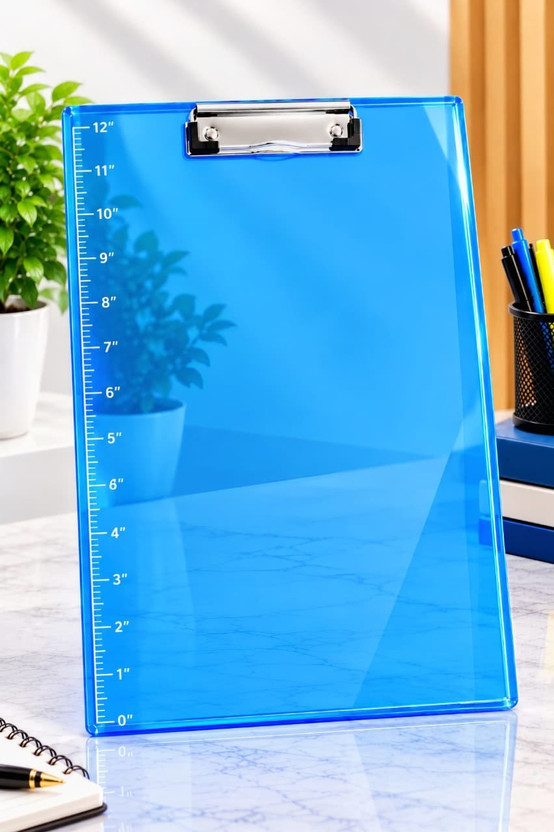 DOFY transparent exam pad(Set of 1, Blue)