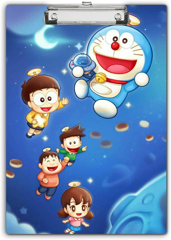 HD HD RAPID DESIGN " Doraemon Group "Exampad/Clipboard for kids, students, office use etc_06(Set of 1, Multicolor) - Flipkart Deal