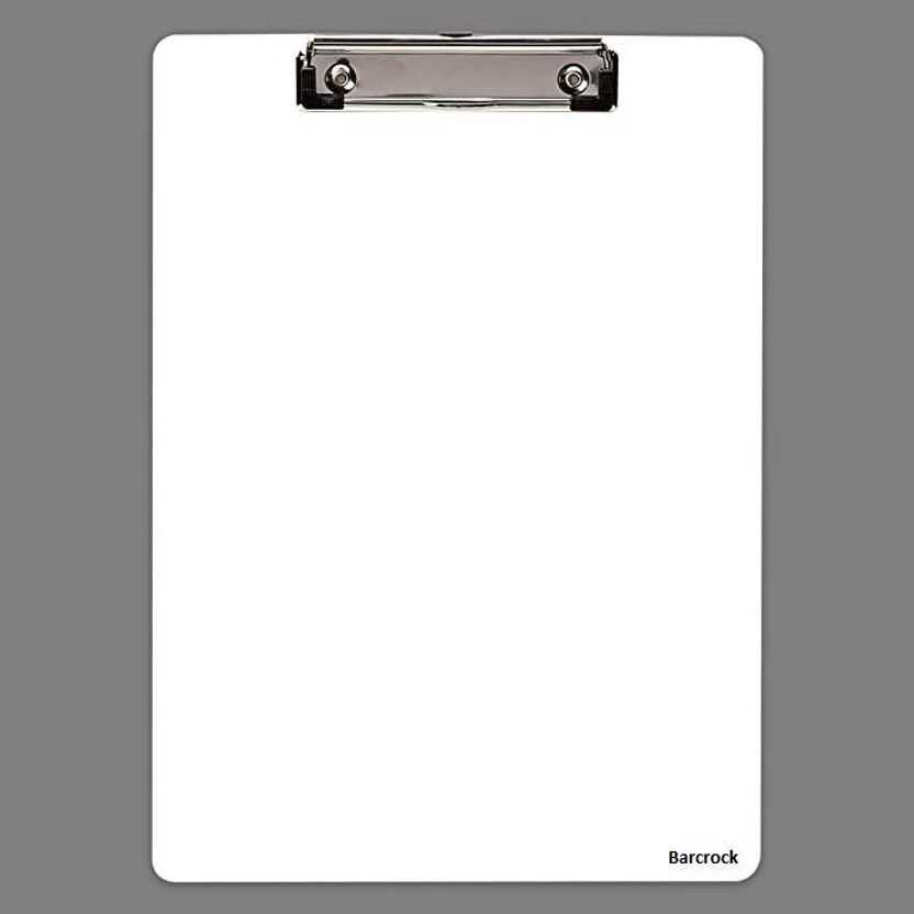 BARCROCK Smooth Acrylic Exam Pad White(Set of 1, White)