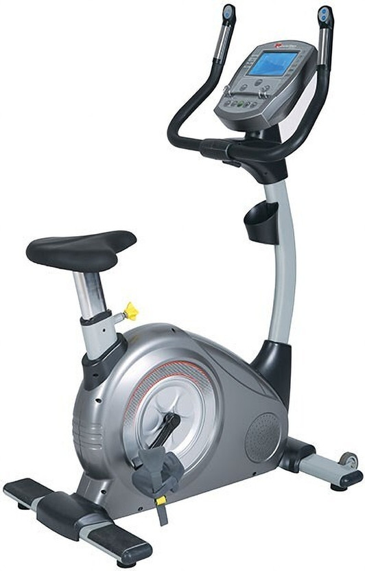Powermax Fitness BU-2000C Commercial Upright Stationary Exercise Bike(Grey)