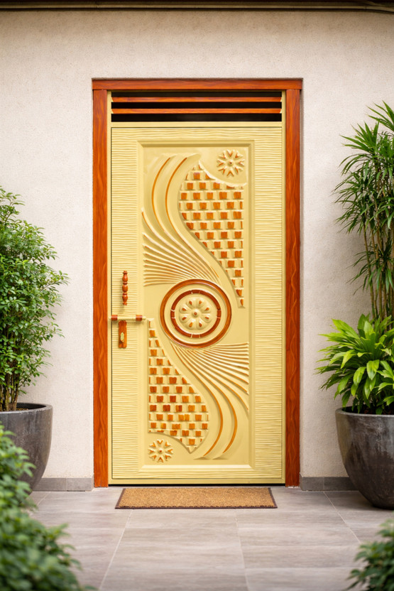HARSHIT HARSHIT ENT Elite Door India (HE500L) 3ft X 6.5ft- with Ventilation Iron Exterior Door - Flipkart Deal