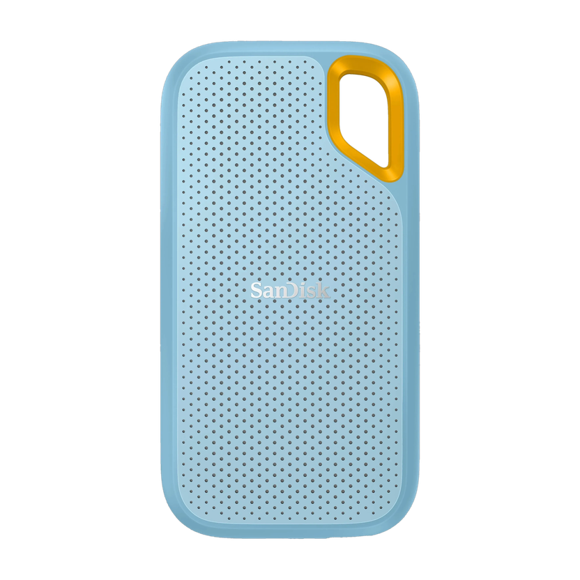 SanDisk Extreme Portable 1 TB External Solid State Drive (SSD) 1050MB/s, 1000MB/s W, 3mtr Drop Protection, PC,MAC & TypeC Enabled, 5Y Warranty(Sky Blue)