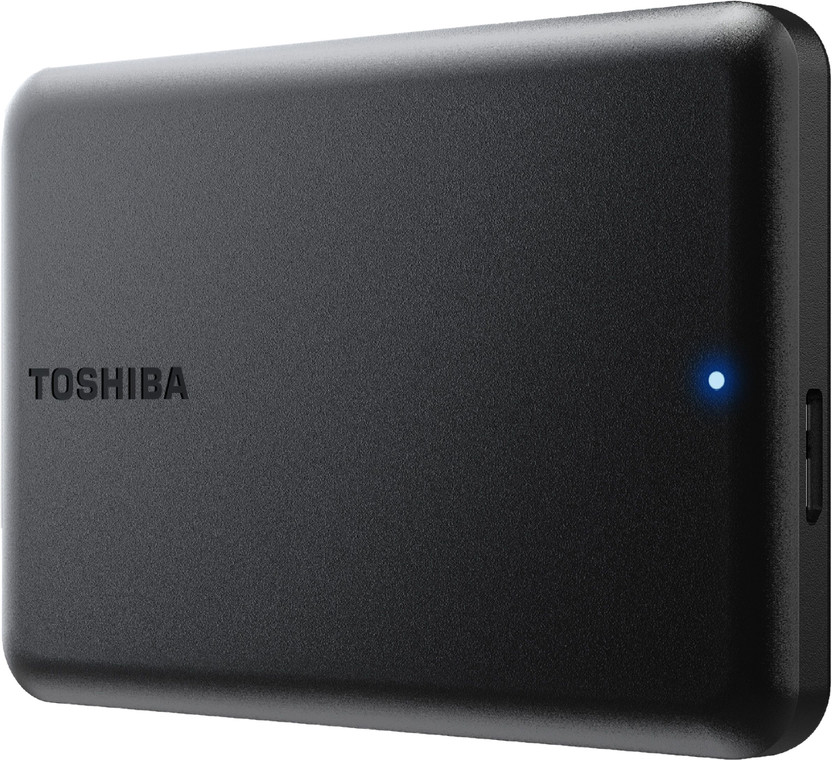 TOSHIBA Canvio Partner USB-C 1 TB External Hard Disk Drive (HDD) Upto 5 Gb/s, USB 3.0 for PC, Laptop, Windows and Mac(Black)
