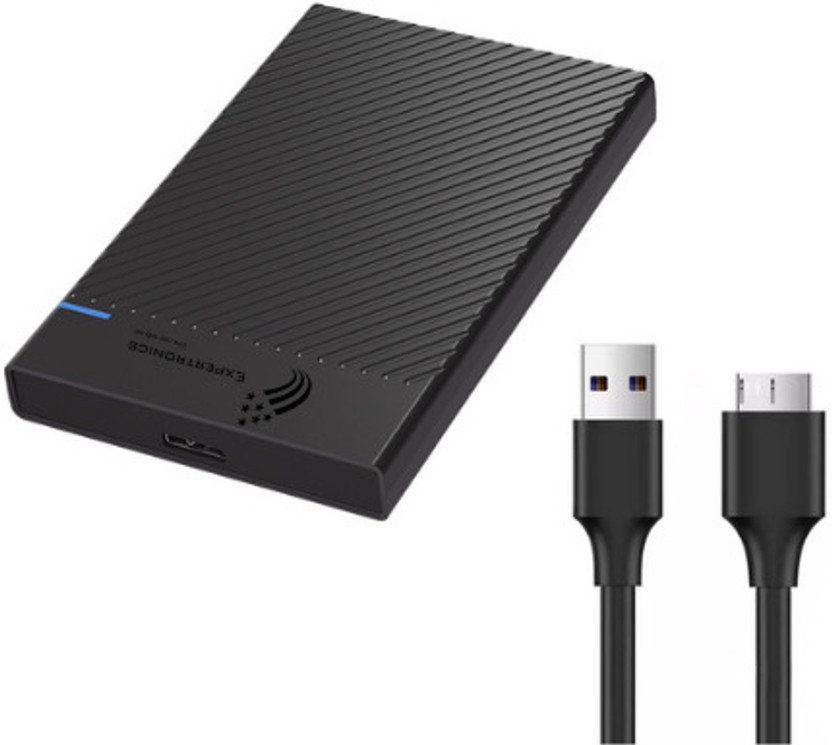 EXPERTRONICS 1 TB External Hard Disk Drive (HDD)(Black)