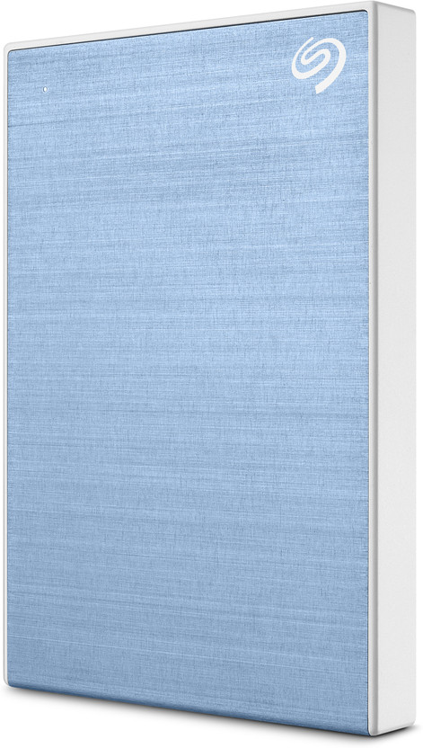 Seagate One Touch with Password Protection for Windows & Mac with 3 years Data Recovery Services - Portable 1 TB External Hard Disk Drive (HDD)(Light Blue)