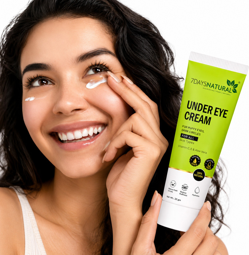 7days 7days natural Under Eye Cream for Dark Circles, Fine Lines under eye darkness cream(30 g) - Flipkart Deal