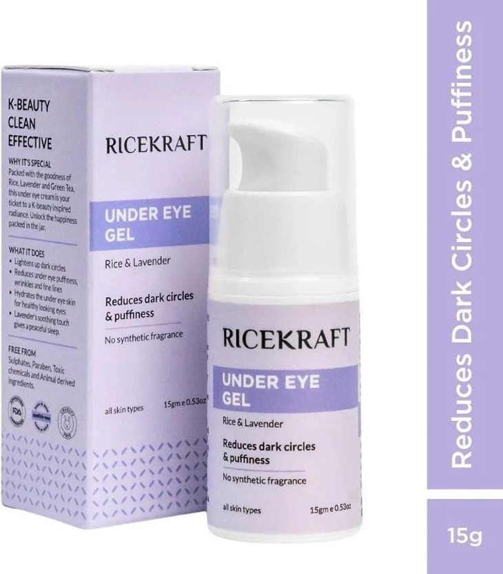 Ricekraft Under Eye Gel For Dark Circles(15 g)