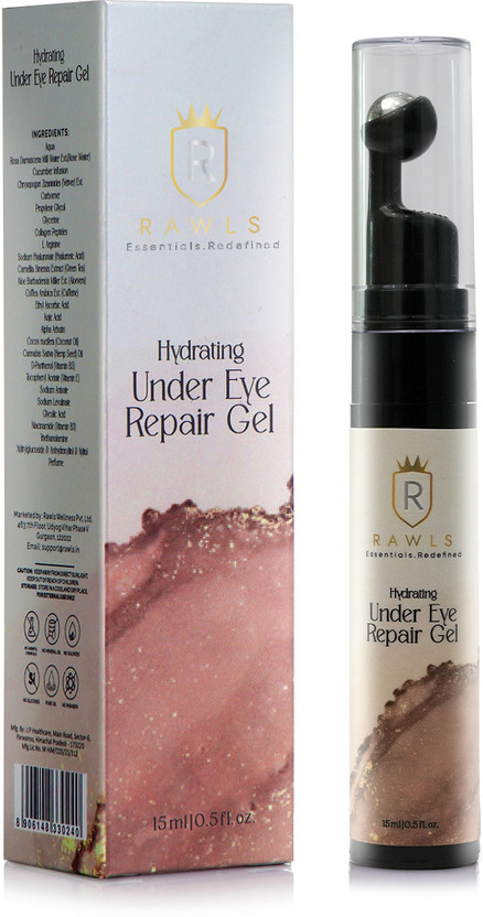 RAWLS Coffee Under Eye Cream Gel for Women & Men to Reduce Dark Circles and Puffiness(15 ml)