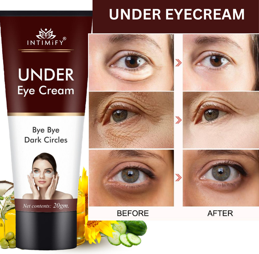INTIMIFY Dark Circle Remover Cream, Reduce Wrinkles, Puffiness, Fine Lines and Eye Bags(20 g)