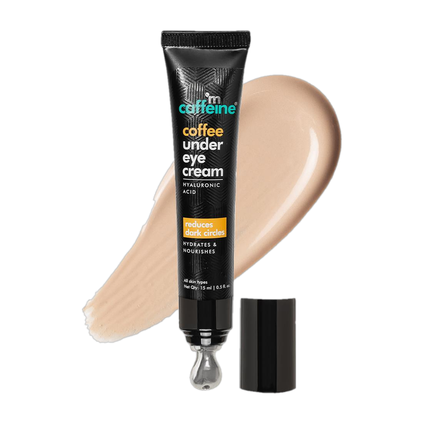mCaffeine Coffee Under Eye Cream for Women & Men - 94% Users Saw Reduced Dark Circles(15 ml)