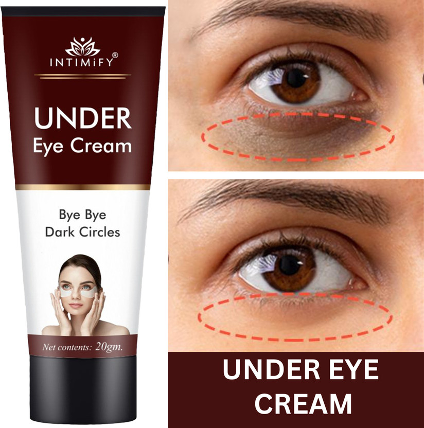 INTIMIFY Dark Circles Removal Cream, Reduce Wrinkles, Puffiness & Fine Lines, Men Women(20 g)