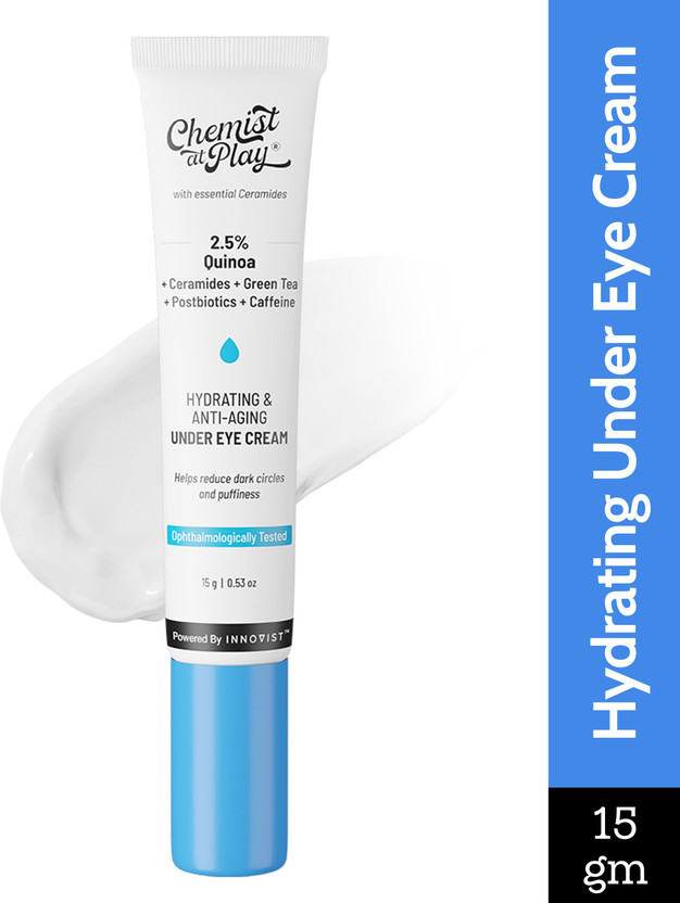 Chemist at Play Under Eye Cream | Quinoa Extract | For Dark Circles Puffiness & Wrinkles(15 g)