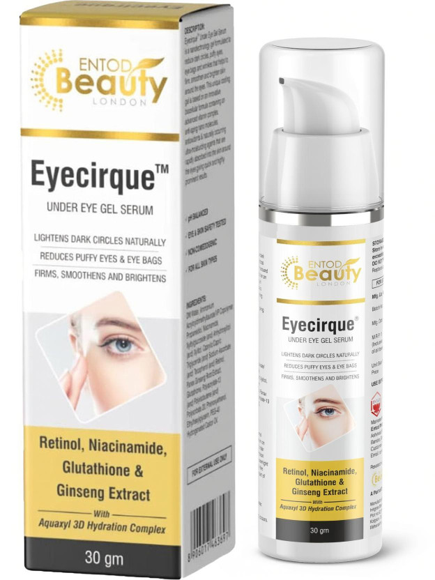 Eyecirque Under Eye Gel Serum for Dark Circles, Puffiness & Fine lines - MONO(30 g)