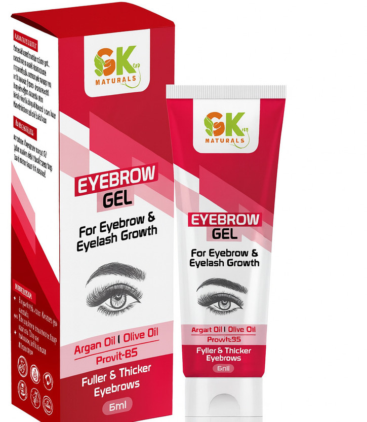 GK Naturals Eyelash & Eyebrow Growth Serum: Thicker Lashes | Organic Blend 15g(15 g)