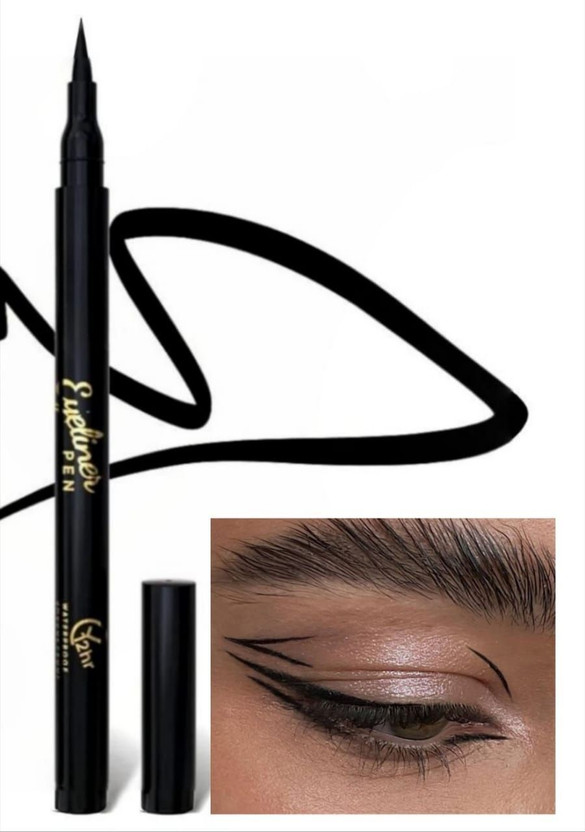 Rudvya Eyeliner, Smudge-Proof & Water Resistant, Skincare Infused Makeup 3 ml(Bold Black)