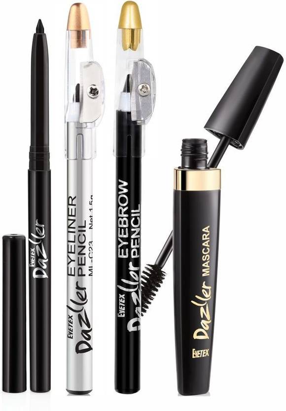 dazller Eye Combo Mascara 12.5g + Eyeliner 1.5g + Kreamy Kajal 0.35g