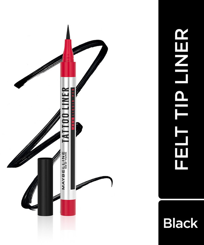 MAYBELLINE MAYBELLINE NEW YORK Tattoo 48H Liquid Pen Liner | Long Lasting Smudge Proof Eyeliner 1 g(Black) - Flipkart Deal