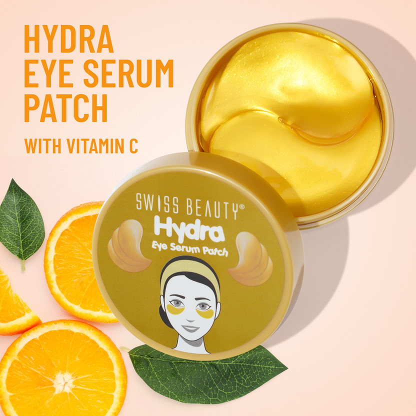 SWISS BEAUTY Hydra Eye Serum Patch for Nourishment | Anti-wrinkle | Anti-aging | Reduce Dark Circles - (Golden, Pack of 60pcs)(60 g)