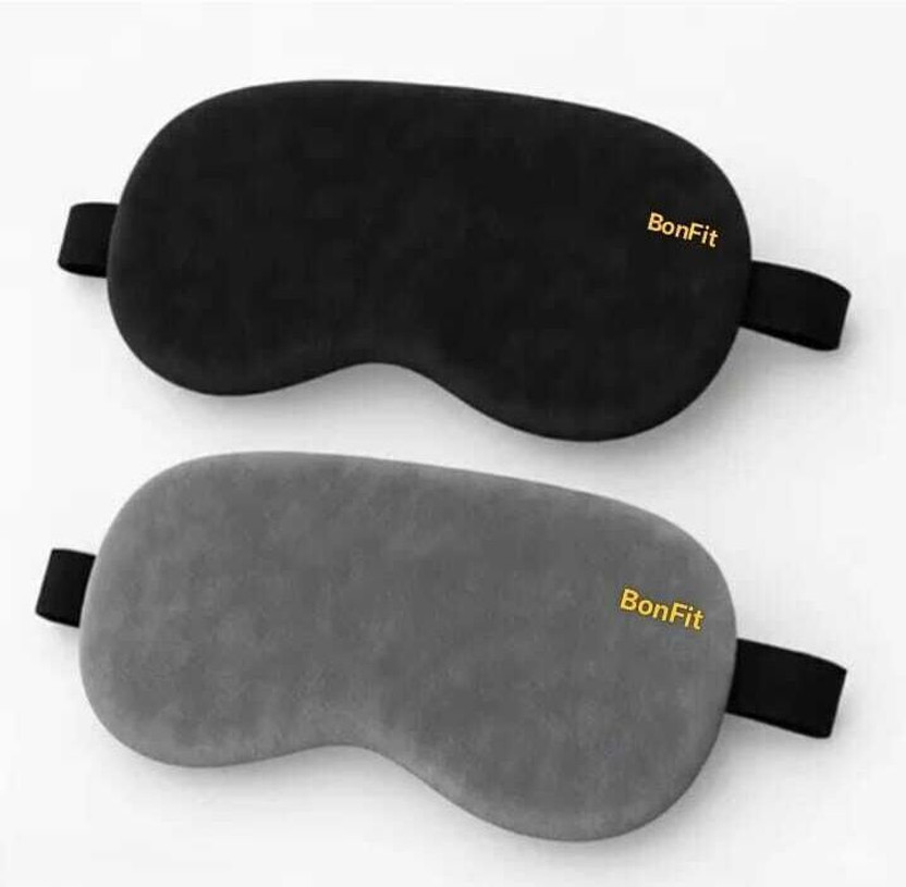 Bonfit Nap Eye Mask For Light Block Sleeping Mask Meditation and travelling EYE Mashk(20 g)